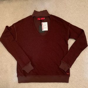 N:philanthropy mock neck sweater